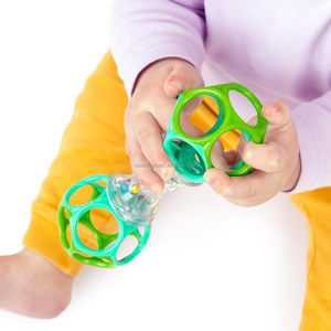 YA XIN <span class=keywords><strong>Oball</strong></span> Shaker hochet <span class=keywords><strong>jouet</strong></span> infantile début éducatif saisir secouant colle douce dentition main cloche hochet pour bébé - Product Image 4