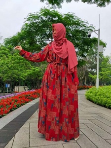 Dernière mode Robe musulmane islamique pour femme Robe musulmane modeste de style traditionnel pour femme - Product Image 3