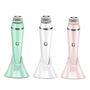 Brosse nettoyante visage 4 en 1, masseur électrique pour le visage, nettoyage en profondeur, 3 vitesses réglables, appareil rotatif nettoyant - Product Image 5