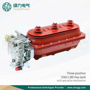 <span class=keywords><strong>Interruptor</strong></span> de Corte de Carga LBS <span class=keywords><strong>SF6</strong></span> de 24kV 12kV, Tres Posiciones, 630A, <span class=keywords><strong>Interruptor</strong></span> de Gas de Alto Voltaje con Mecanismo de Operación para Unidad Principal de Anillo - Product Image 3