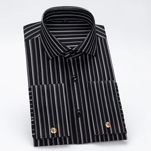 Boutons de manchette en argent avec tête à nœud torsadé, bouton de manchette en acier inoxydable doré, <span class=keywords><strong>chemise</strong></span> à manches longues pour cadeau de mariage pour hommes - Product Image 4