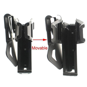 फ्लैशलाइट के साथ घुड़सवार <span class=keywords><strong>1911</strong></span> बेल्ट के लिए उच्च गुणवत्ता वाला त्वरित-रिलीज सामरिक कमर होल्स्टर - Product Image 4