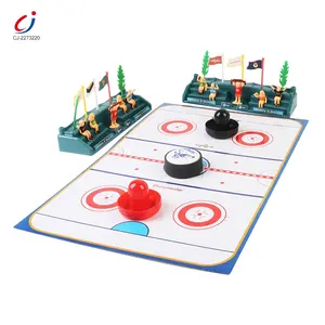 Chengji ucuz fiyat kapalı yüzer buz hokeyi masa üstü spor oyunu oyuncaklar 2023 çocuk buz hokeyi kurulu oyunu oyuncaklar