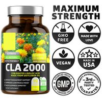 Complément alimentaire Max Strength CLA Softgel, capsules pour une masse musculaire saine et mince