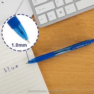 Biểu Tượng Tùy Chỉnh Màu Xanh Bút Bi 1.0Mm Với Cao Su Grip-Bán Buôn Cho Văn Phòng & Trường Học Nguồn Cung Cấp - Product Image 3