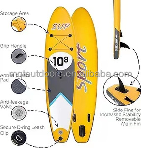 2026 Suministro de fábrica: Tabla de <span class=keywords><strong>surf</strong></span> SUP inflable <span class=keywords><strong>Funwater</strong></span>, accesorios ligeros para paddleboard - Product Image 4