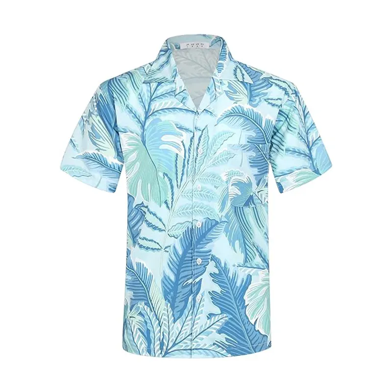 Wholesale Oem Breathable Quick Dry Short Sleeve Shirt Button Down Shirts Vintage Hawaiian Shirt