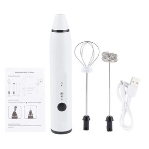 Mousseur à lait électrique portable, mixeur à main USB, mini-fouet pour café, batteur à crème pour cappuccino, batteur à œufs, mixeur alimentaire - Product Image 4