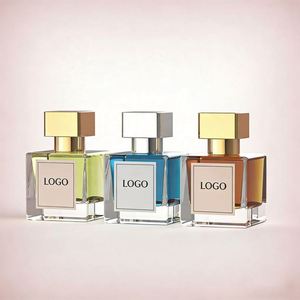 Custom Luxury <b>Clear</b> Glass Perfume Bottle With Gold Cap & Matching <b>Box</b> Ideal for 50ml/100ml Premium Fragrance Packaging - Product Image 3