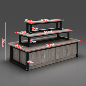 Produit phare : Étagère d'îlot de supermarché empilable, présentoir promotionnel pour chaussures et snacks - Product Image 6