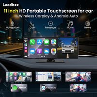Layar Sentuh 11.5 Inci Wireless CarPlay Android Auto 4K 1080P Dash Cam Kamera Mundur GPS Navigasi Kontrol Suara Stereo Mobil