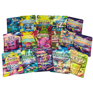 Yeni Gelen 3.5G 8. Nesil Ayakta Duran Kese Tipi Yenilebilir Mylar Poşet Kutuları BOPP/PE/<span class=keywords><strong>PET</strong></span> Şekerleme, Jöle, Kuru Çiçekler ve Bitkiler İçin Ambalaj - Product Image 5