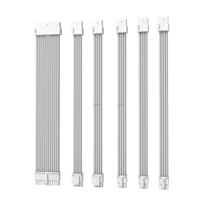 18AWG 30cm Sleeved Power Supply <strong>Extension</strong> <strong>Cable</strong> Kit 24pin ATX 2x 4+4pin EPS 3x 6+2pin PCI-E PSU ATX PCIe - Product Image 2