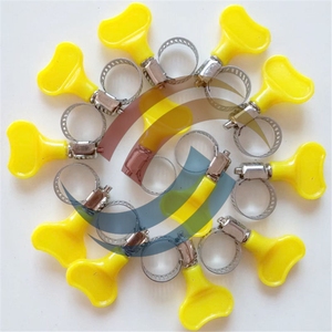 Mỹ Phong Cách Ống Clip Hoop Công Cụ Cố Định Có Thể Điều Chỉnh Bướm Ống Kẹp Loại Kit Với Nhựa Xử Lý - Product Image 2