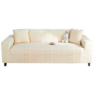 Funda <span class=keywords><strong>de</strong></span> Sofá Jacquard con Diseño <span class=keywords><strong>de</strong></span> Espiga, Antiarañazos, 100% Poliéster, Patrón Geométrico Bohemio, Funda Universal <span class=keywords><strong>para</strong></span> Sillón - Product Image 4