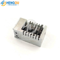 Machine à numéroter à 6 chiffres 4x8 en acier, à numérotation inversée, avec caractères gothiques, pièces de machine d'impression