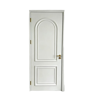 Puerta Interior de Panel Empotrado Estilo Francés Personalizada, Puerta de Dos Paneles Moldeados para Dormitorio o Apartamento - Product Image 1