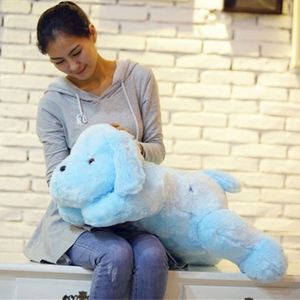 หมอนตุ๊กตาสุนัขผ้าฝ้าย PP สีสันสดใส พร้อมไฟ LED ของเล่นน่ารักสำหรับเด็กทุกเพศ เป็นของขวัญคริสต์มาสสำหรับเด็กเล็ก - Product Image 5