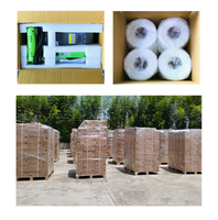 Film à bulles gonflable antichoc écologique en plastique pour le rembourrage des videurs, idéal pour la logistique e-commerce express