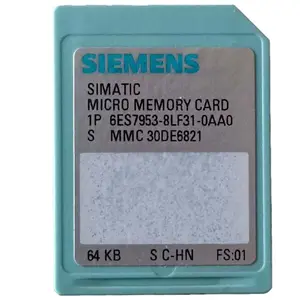 6ES7953-8LF31-0AA0 Hot Selling S7 Micro Memory Card MMC SIMATIC S7 for S7-300/C7/ET 200