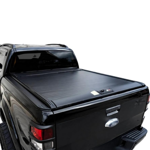 Couverture de camionnette rigide, étanche, à enroulement manuel, en alliage d'aluminium, avec verrouillage, pour <span class=keywords><strong>Ford</strong></span> <span class=keywords><strong>Ranger</strong></span> <span class=keywords><strong>Wildtrak</strong></span> - Product Image 4