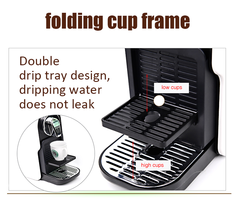 Multi Portable Capsule Coffee Machine Italian Commercial Home Coffee Machine Semi-Automatic Coffee Maker Machine