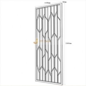 Stainless Steel Waterproof Room Divider <b>Screen</b> Partition Ceiling Decorative <b>Wall</b> Dividers Translucent Movable - Product Image 2
