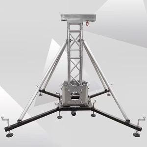 TUV сертифицированная фабрика, индивидуальная четверная сценическая подъемная система, втулка, болт, треугольник, портативный квадратный алюминиевый сплав - Product Image 1