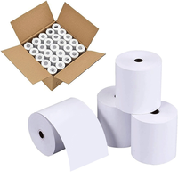 Rouleau de papier thermique 80x80 sans BPA, papier de reçu pour caisse enregistreuse, papier pour système POS, imprimante ATM, vente en gros