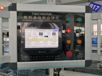 TINCHIN Électrique Feuille Cas Carton Emballage Ligne Formant La Machine D'étanchéité Capsulage pour Cigarettes Produits Chimiques En Ligne Moteur Core