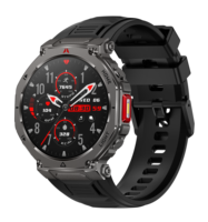 HT52 Smartwatch für Herren 1,56 Zoll 1000mAh Akku LED-Taschenlampe Kompass IP68 BT-Anruf KI Fitness Sport Smartwatch