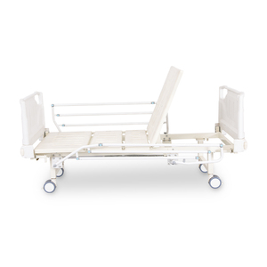 Tempat tidur rumah sakit Manual dua fungsi tempat tidur rumah sakit untuk pasien medis dengan perlindungan bergaya Jepang - Product Image 3