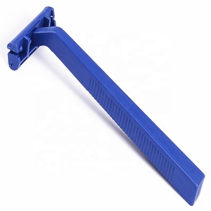 Nhà máy trực tiếp lưỡi thép không gỉ dùng một lần dao cạo <span class=keywords><strong>Twin</strong></span> <span class=keywords><strong>Blade</strong></span> cạo dao cạo màu xanh màu - Product Image 4