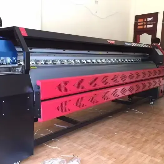Taimes printer inkjet T5-KM1024-14PL dengan 4 kepala 3.2M format besar printer pelarut