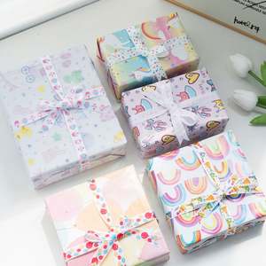 Hot Sale 50x70cm Disposable Coated Silicone Virgin <b>Roll</b> <b>Birthday</b> Gift <b>Wrapping</b> <b>Paper</b> - Product Image 6