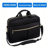 Sacoche d'ordinateur portable 15,6 pouces en cuir véritable personnalisable, élégante et transfrontalière, avec fermeture éclair, pour MacBook Apple Pro Simple