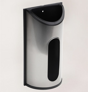 벽걸이 식료품 비닐 가방 홀더 주최자 스테인레스 스틸 가방 세이버 비닐 가방 디스펜서 - Product Image 3