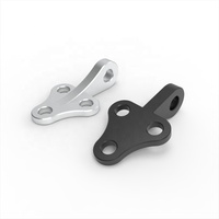 Pièces de support de manchon d'arbre fixe en aluminium de fraisage CNC à 5 axes personnalisées Pièces de machines de suspension à bras porteur élevé