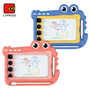 Bunte lösch bare magnetische Doodle Board pädagogische Kunststoff-Skizze Schreib block für Kinder Mal box verpackt - Product Image 3