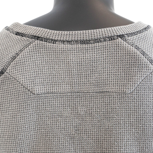 TOPSHOW <span class=keywords><strong>T</strong></span>-<span class=keywords><strong>Shirt</strong></span> da <span class=keywords><strong>Uomo</strong></span> in Cotone a Nido d'Ape con Orlo Grezzo, Maniche Raglan, Maniche Lunghe, Bordi Tagliati, <span class=keywords><strong>T</strong></span>-<span class=keywords><strong>Shirt</strong></span> Neutra all'Ingrosso - Product Image 5