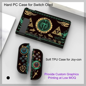 Carcasa Personalizada con Impresión Gráfica para <span class=keywords><strong>Nintendo</strong></span> Switch OLED, Carcasa Rígida de PC para el Dispositivo y TPU Suave para Joy-Con, MOQ Bajo de Fábrica - Product Image 3