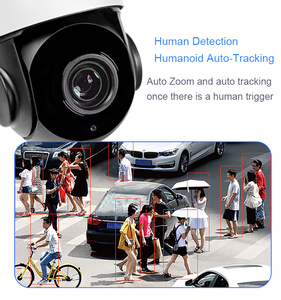 Câmera de vigilância <span class=keywords><strong>CCTV</strong></span> 5MP 18X Zoom com rastreamento automático Humanoid IMX335 CMOS 20X IR IP Network PTZ com HIK NVR Compatível - Product Image 4