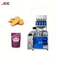Machine de remplissage, d'emballage, de scellage et d'étiquetage automatique multifonctionnelle à 4 têtes de haute précision pour sachets, films, produits alimentaires, produits chimiques, en acier inoxydable