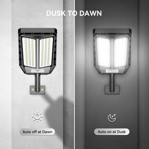 Lampe <span class=keywords><strong>solaire</strong></span> de rue en gros, <span class=keywords><strong>d</strong></span>étecteur de mouvement, commerciale, IP65, LED extérieure, projecteur routier, 7000K, garantie 3 ans, distributeur - Product Image 2