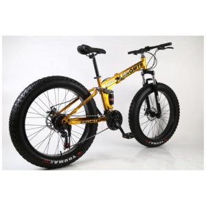 Vélo de montagne pliable de 26 pouces, 21 vitesses, pneus larges, Bicicleta Plegable, vente en gros, fourniture d'usine - Product Image 6