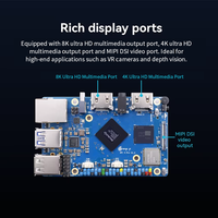 Aismartlink OrangePi5Pro Chip RK3588S Mémoire 4G/8G/16G en option, vitesse d'horloge jusqu'à 2,4 GHz, Orange Pie, nouveau produit
