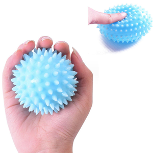 Pelota de masaje y rehabilitación portátil de TPR suave con presión de aire, para fortalecer el agarre de la palma y la sinestesia, venta al por mayor - Product Image 2