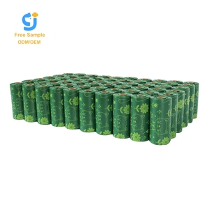 ถุงขยะสำหรับสัตว์เลี้ยงแบบม้วน ย่อยสลายได้เองตามธรรมชาติ  ลายพิมพ์ตามสั่งจากโรงงาน คุณภาพหรูหรา กลิ่นหอม  สำหรับเก็บอุจจาระสุนัข เป็นมิตรกับสิ่งแวดล้อม ทนทาน - Product Image 1