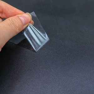 Cinta de fijación adhesiva PET transparente de doble cara, película de poliéster roja resistente a comer con revestimiento rojo - Product Image 6