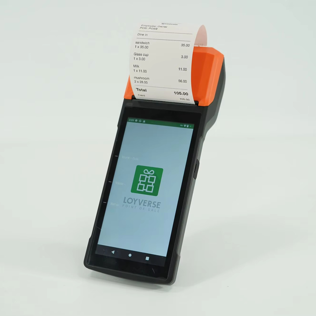 Cheaper Android 13 Handheld POS PDA with 58mm Receipt Printer 4G Goodcom OEM Factory